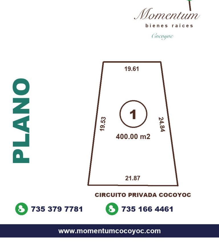Terreno residencial en privada con vigilancia