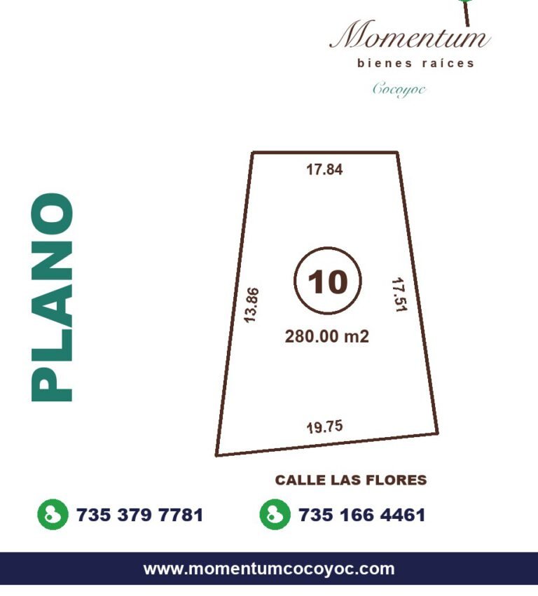 Terreno plano en fraccionamiento nuevo