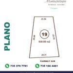Terreno con vista al campo de golf y club house